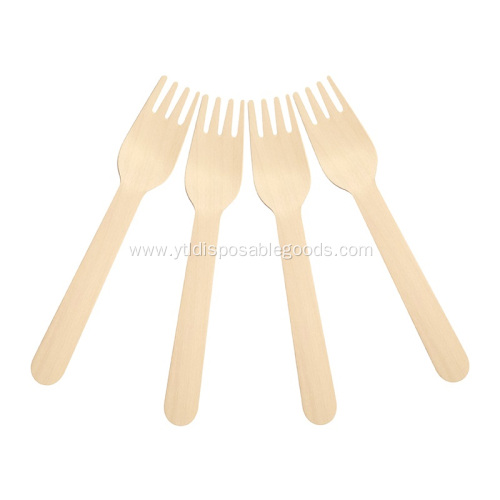 Disposable Birch Cutlery Fork